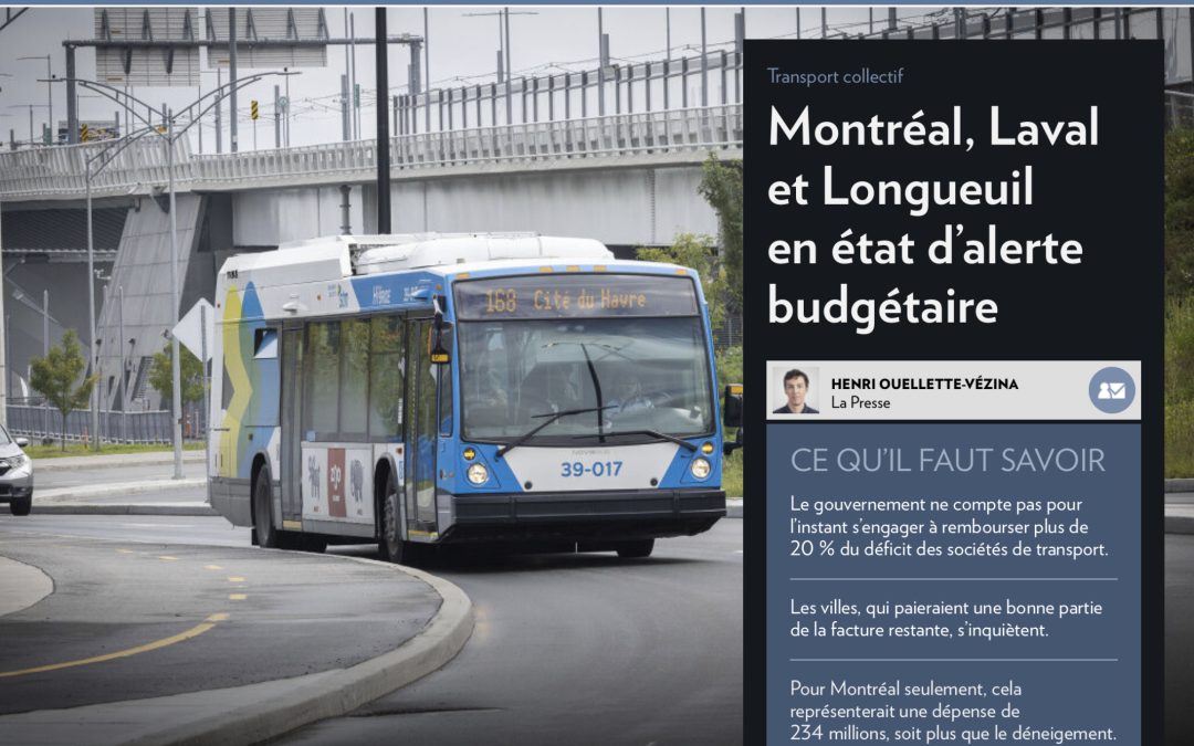 Montréal, Laval et Longueuil en état d’alerte budgétaire